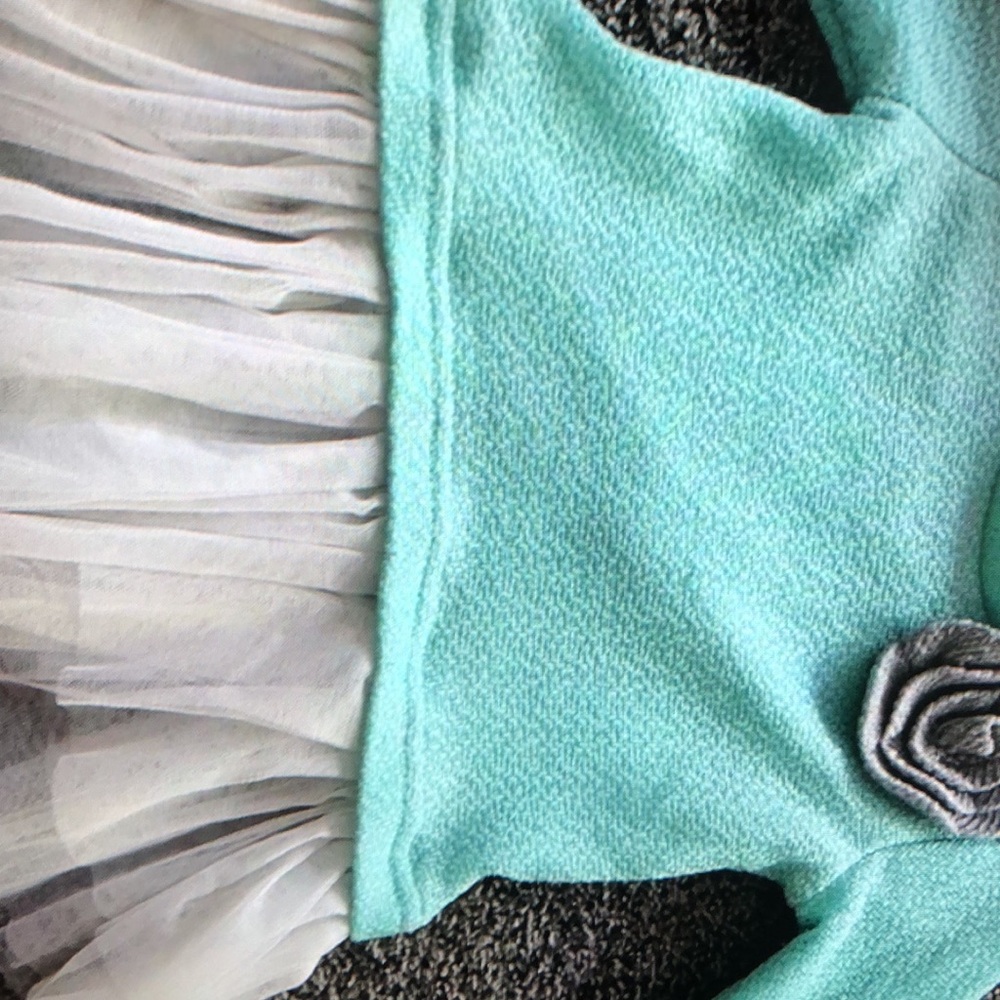 Aqua tutu hem casual dress - Picture 6 of 7
